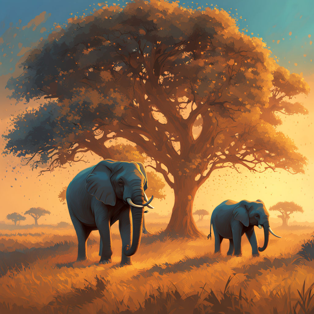 elephants-in-a-forest