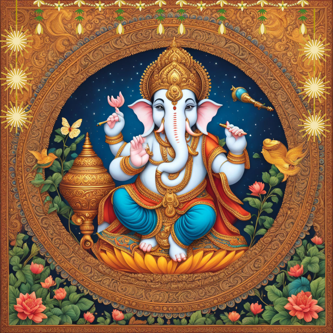 ganesha-in-a-traditional-way